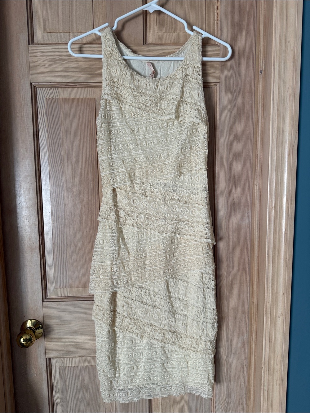 Bailey 44 Cream Lace Midi Dress